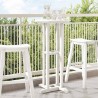 Table de bar Blanc 55 x 55 x 107 cm Polyéthylène 528832528832
