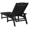 Transat Noir 195,5 x 53 x 98,5 cm HDPE 528834528834