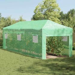 Serre avec cadre pop-up avec toit Vert 290 x 870 x 315 cm Fer 528836528836