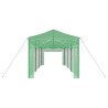 Serre avec cadre pop-up avec toit Vert 290 x 870 x 315 cm Fer 528836528836