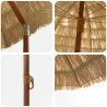 Parasol de jardin Naturel 205 x 205 x 210 cm 528838528838