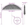 Parasol de jardin Naturel 205 x 205 x 210 cm 528838528838