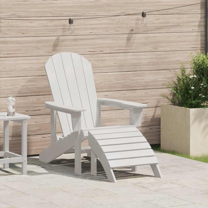 Chaise Adirondack Blanc 82 x 74 x 92 cm HDPE 528844528844
