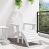 Chaise Adirondack Blanc 82 x 74 x 92 cm HDPE 528844528844