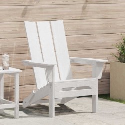 Chaise Adirondack pliante Blanc 80,5 x 74,5 x 92 cm HDPE 528846528846