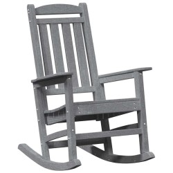 Chaise Berçante de Jardin Gris clair 92 x 70 x 108 cm HDPE 528847528847