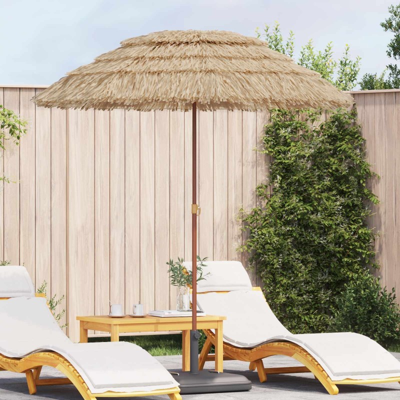 Parasol de plage Naturel 160 x 160 x 196 cm Polyester et Acier 528848528848