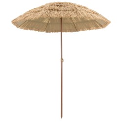 Parasol de plage Naturel 160 x 160 x 196 cm Polyester et Acier 528848528848