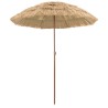 Parasol de plage Naturel 160 x 160 x 196 cm Polyester et Acier 528848528848