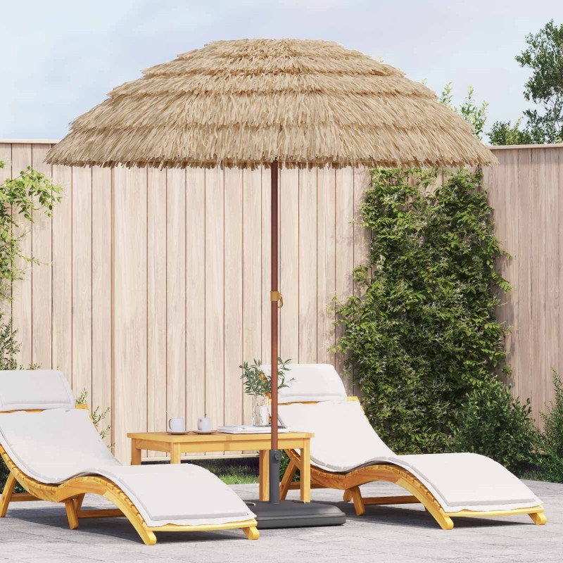 Parasol de plage Naturel 205 x 205 x 210 cm Polyester et Acier 528849528849
