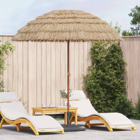 Parasol de plage Naturel 205 x 205 x 210 cm Polyester et Acier 528849528849