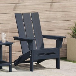 Chaise Adirondack pliante Bleu marine 80,5 x 74,5 x 92 cm HDPE 528854528854