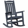 Chaise Berçante de Jardin Bleu marine 92 x 70 x 108 cm HDPE 528859528859