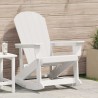 Chaise Adirondack à bascule Blanc 92 x 73,5 x 92 cm HDPE 528860528860