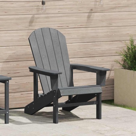 Chaise Adirondack Gris clair 82 x 74 x 92 cm HDPE 528862528862