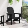 Chaise Adirondack Noir 82 x 74 x 92 cm HDPE 528863528863