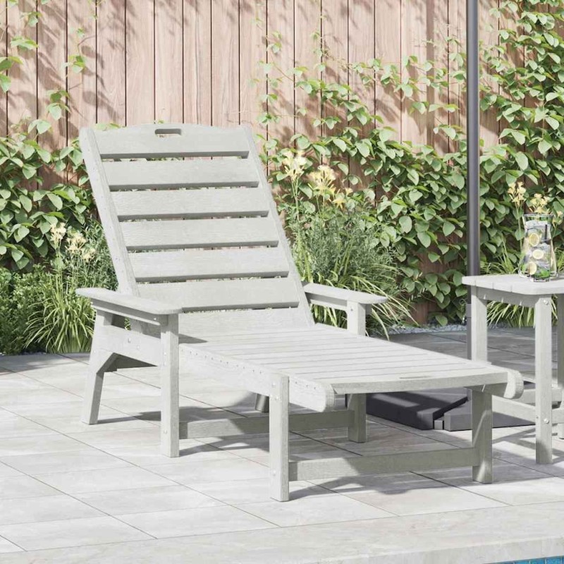 Transat Blanc 195,5 x 53 x 98,5 cm HDPE 528866528866
