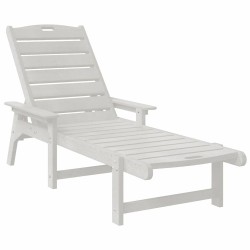 Transat Blanc 195,5 x 53 x 98,5 cm HDPE 528866528866