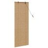 Store enrouleur avec des rideaux Marron 60 x 160 cm Bambou 528878528878