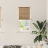 Store enrouleur avec des rideaux Marron 60 x 220 cm Bambou 528879528879