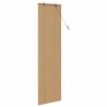 Store enrouleur avec des rideaux Marron 60 x 220 cm Bambou 528879528879