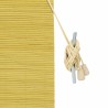 Store enrouleur avec des rideaux Jaune 90 x 160 cm Bambou 528880528880