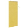 Store enrouleur avec des rideaux Jaune 90 x 220 cm Bambou 528883528883