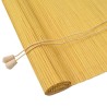 Store enrouleur avec des rideaux Jaune 80 x 160 cm Bambou 528884528884