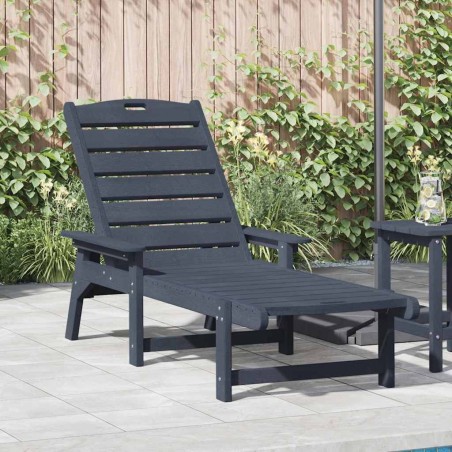 Transat Bleu marine 195,5 x 53 x 98,5 cm HDPE 528895528895