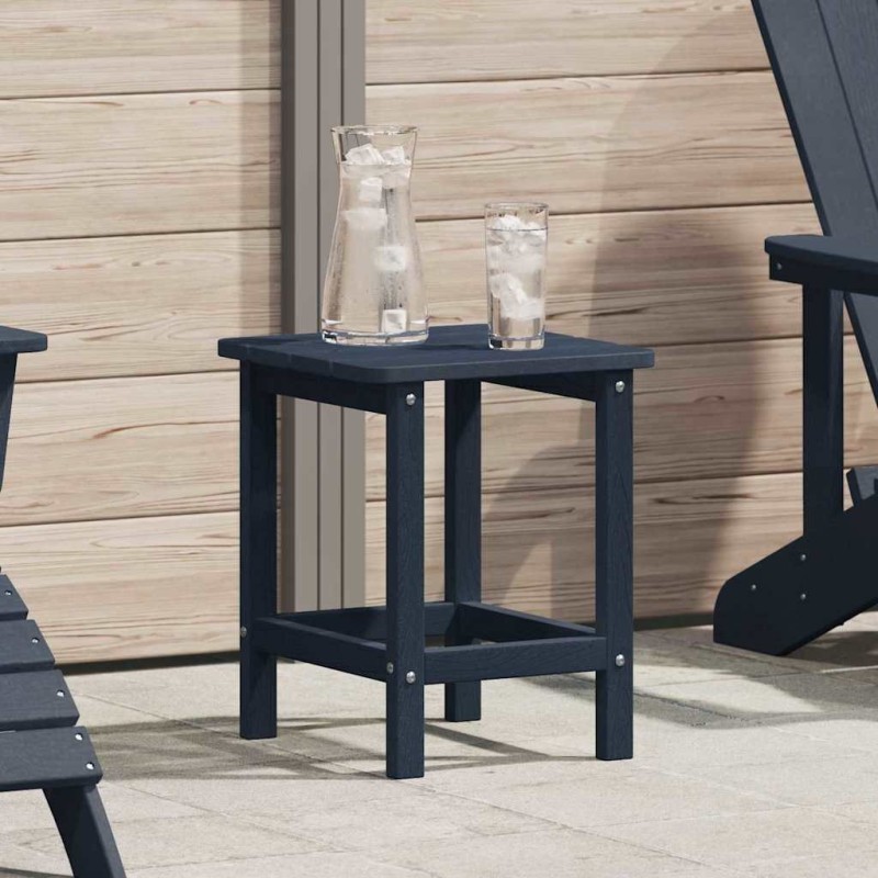 Table d'appoint Bleu marine 38 x 38 x 46 cm Polyéthylène 528898528898