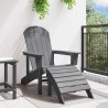 Chaise Adirondack Gris clair 82 x 74 x 92 cm HDPE 528900528900