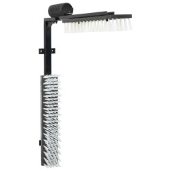 Brosses pour le bétail Noir et Blanc 84 x 10 x 91 cm PVC 528912528912