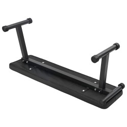 Banc de poids Noir 108 x 27 x 41 cm Acier enduit de poudre 528928528928