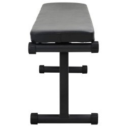 Banc de poids Noir 108 x 27 x 41 cm Acier enduit de poudre 528928528928