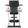Banc de musculation Noir 131 x 41 x 100 cm 528929528929