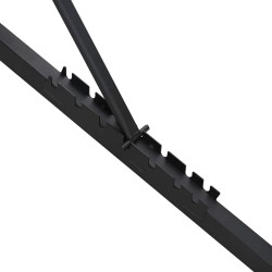 Banc de musculation Noir 131 x 41 x 110 cm 528930528930