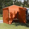 Tente à abri Orange 243 x 243 x 251 cm tissu 528956528956
