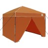 Tente à abri Orange 243 x 243 x 251 cm tissu 528956528956