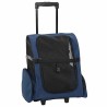 Chariot pour animaux de compagnie 3 en 1 Design Bleu 48 x 32 x (57-106) cm Tissu Oxford 528958528958