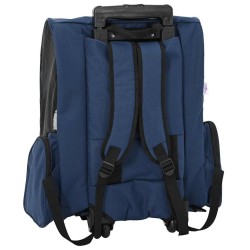 Chariot pour animaux de compagnie 3 en 1 Design Bleu 48 x 32 x (57-106) cm Tissu Oxford 528958528958