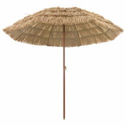 Parasol de plage Naturel 255 x 255 x 255 cm Polyester et Acier 528969528969