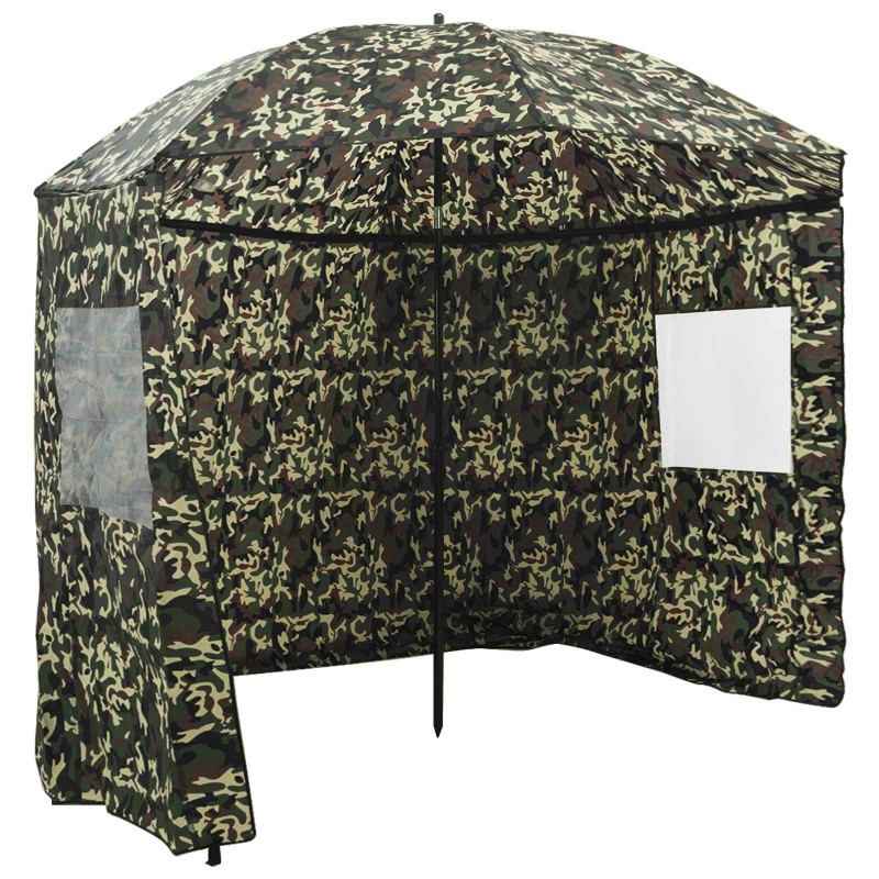 Umbrella de pêche Camouflage 220 x 185 cm Polyester Oxford 528971528971
