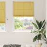Store enrouleur avec des rideaux Jaune 100 x 220 cm Bambou 528992528992