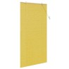 Store enrouleur avec des rideaux Jaune 110 x 220 cm Bambou 528993528993