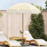 Parasol de plage Jaune et blanc 160 x 160 x 196 cm 528999528999