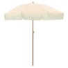 Parasol de plage Jaune et blanc 160 x 160 x 196 cm 528999528999