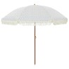 Parasol de plage Gris et blanc 205 x 205 x 210 cm 529000529000