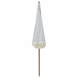Parasol de plage Gris et blanc 205 x 205 x 210 cm 529000529000