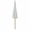 Parasol de plage Gris et blanc 205 x 205 x 210 cm 529000529000