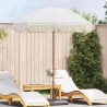 Parasol de plage Gris et blanc 160 x 160 x 196 cm 529001529001